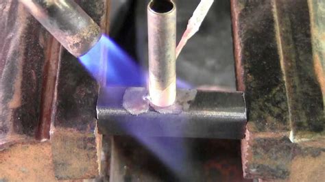 brazing steel with propane torch